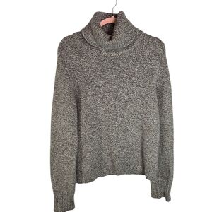 Celtic & Co Oatmeal Turtleneck Lambswool Angora Sweater Made In Scotland